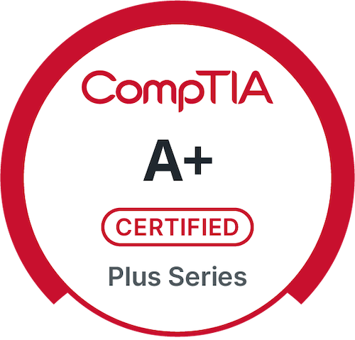 CompTIA A+ Certification badge